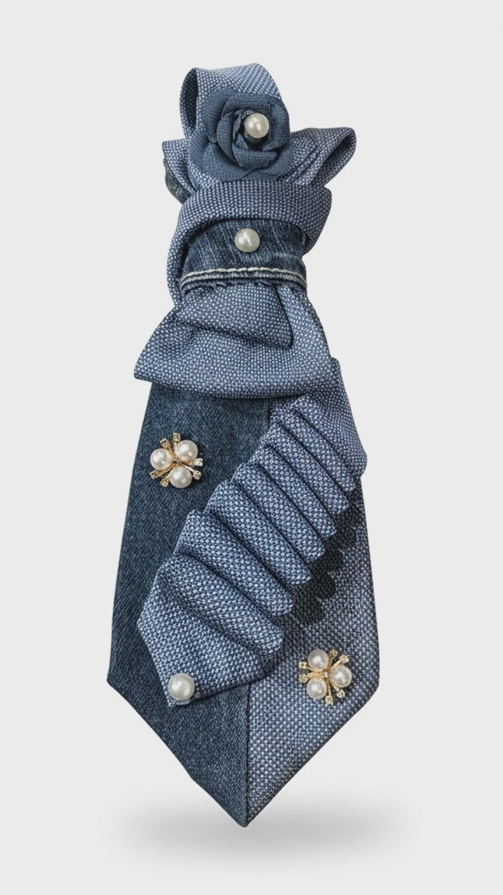 NECKTIE NECKLACE - COUTURE STATEMENT PIECE